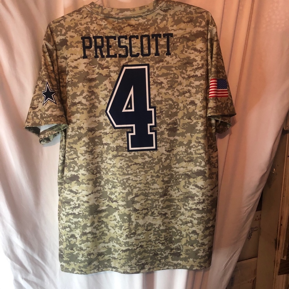 Dallas Cowboys Salute to Service Dak T-shirt